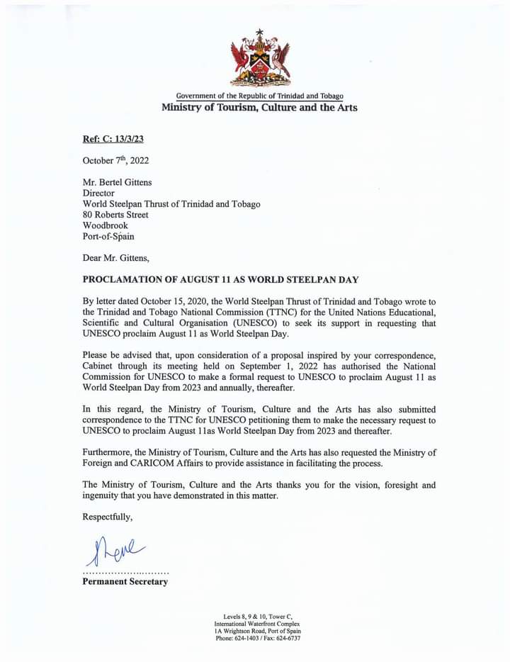 Ministry submission to UNESCO