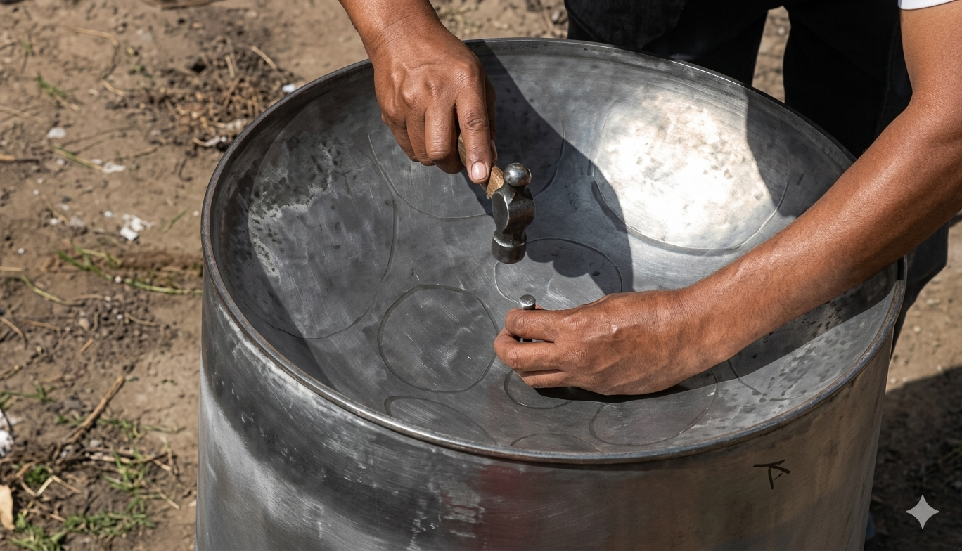 Making a Steelpan