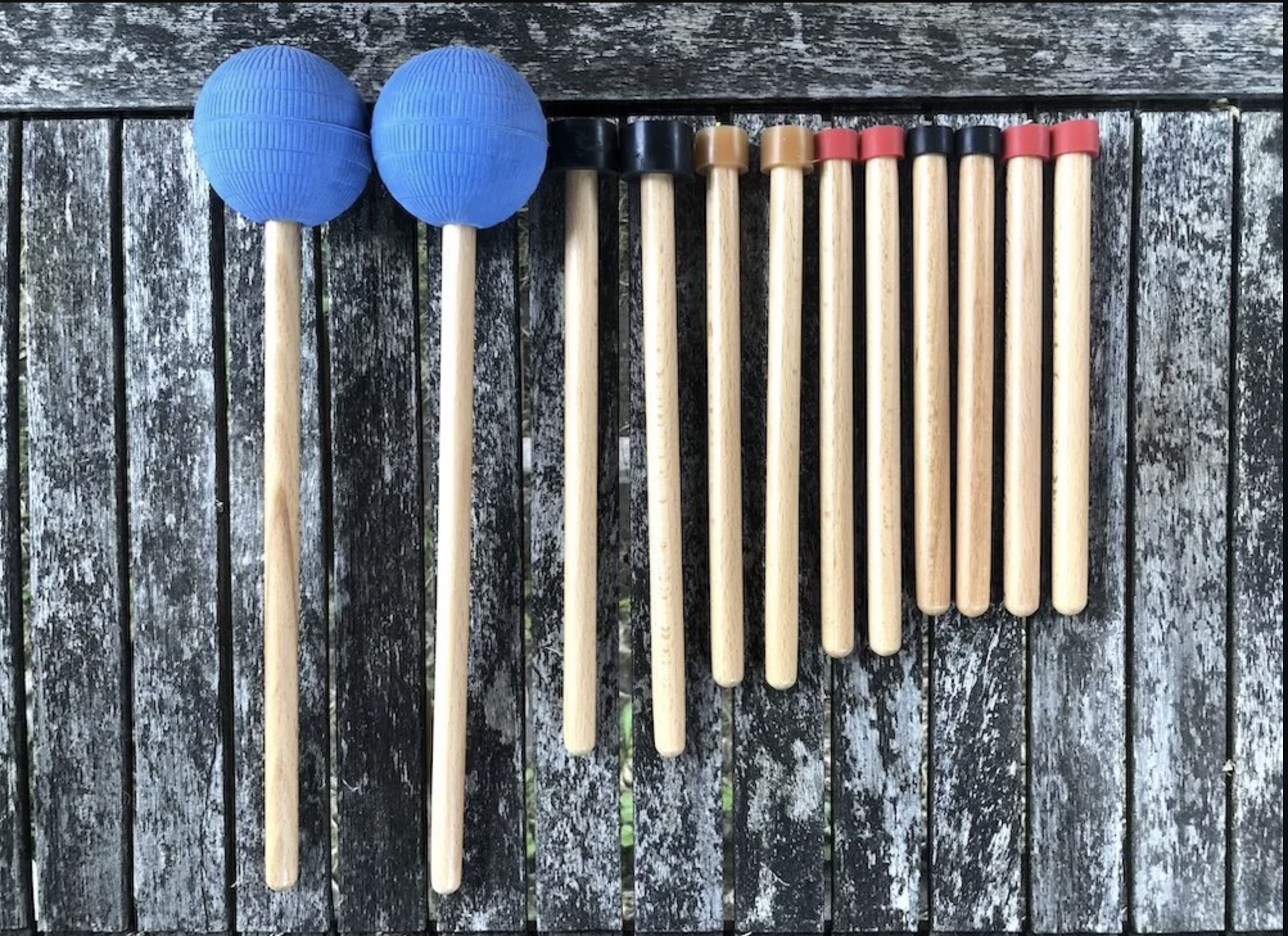 Range of Steelpan Sticks